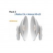 PACK2 MIMOSA 2 C5X Y 2 ANT N5-X25 25DBI 500/700MBPS