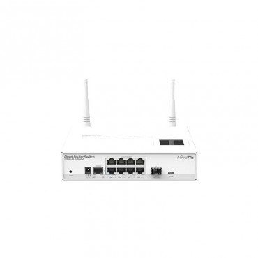 MIKROTIK 8X GIGABIT SMART SWITCH 1X SFP LCD 2GHZ 600MHZ CPU 128MB RAM L5