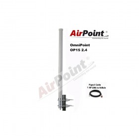 AIRPOINT OP15 2.4 - AIRPO24G15-PRO ANTENNA OMNI 15DBI 2.4GHZ 1 POLARIDAD