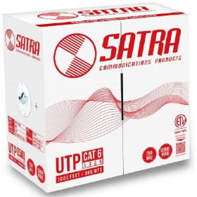 SATRA CABLE RED CAT6 PURO COBRE CJ VERDE 305MTS.