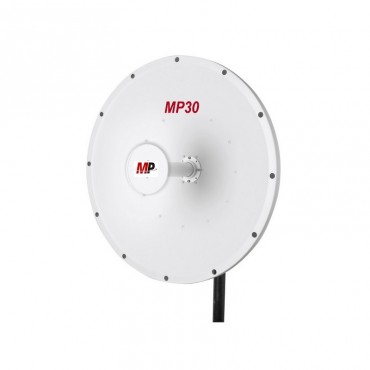 AIRPOINT MP30 MP-D6G30M2-PRO ANTENA DISH 30DBI 4900-6500MHZ H V POLARIZATION 2 N-FEMALE