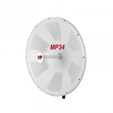 AIRPOINT MP34 MP-D6G34M2-PRO ANTENA DISH 34DBI 4900-6500MHZ H V POLARIZATION 2 N-FEMALE