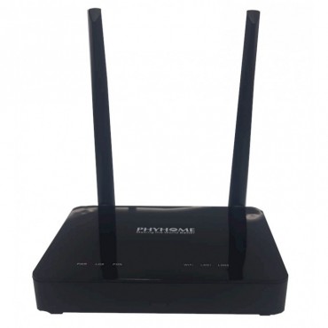 PHYHOME FHR1201KB ONU XPON 1GE+1FE+WIFI PROCESADRO: ZTE 2 ANTENAS 5DBI