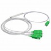 PHYHOME FHP-1*4SCA SPLITTER OPTICO 1:4 CONEC SC/APC - 0.90MT 1.5MM - USO EN CVAJAS NAP