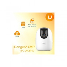 IPC-A42-L-IMOU | RANGER 2 4MP | DOMO WIFI 360º | PAN&TILT | CMOS 1/2.7’’ | 4MP | 2K+ | IR 10M | WI-FI