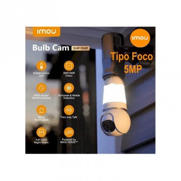 IMOU IPC-S6D-5M0WEB IP WIFI BULB CAM FOCO 5MP PT LED25M E27