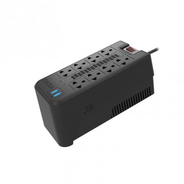 FORZA  FVR-1222USB  ESTABILIZADOR 1200VA/600W 8 TOMAS