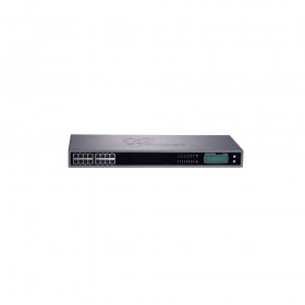 GRANDSTREAM GXW4216 V2 GATEWAY VOIP GRANDSTREAM ATA DE 16 PUERTOS FXS + 1 PUERTO TELCO DE 50 PINS, P/MONTAJE EN RACK