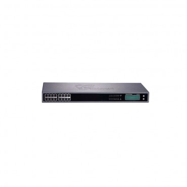 GRANDSTREAM GXW4216 V2 GATEWAY VOIP GRANDSTREAM ATA DE 16 PUERTOS FXS + 1 PUERTO TELCO DE 50 PINS, P/MONTAJE EN RACK