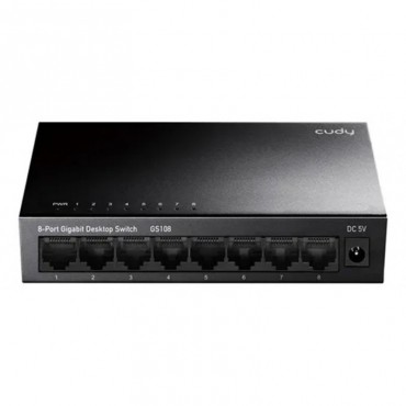CUDY GS108 SWITCH 8-PORT GIGABIT METAL SWITCH