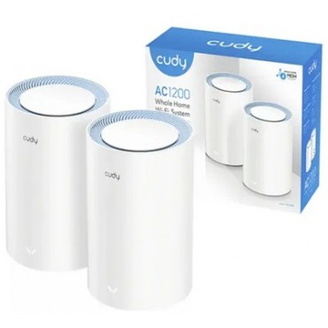 M1200 CUDY AC1200 MESH WI-FI ROUTER (2-PACK)