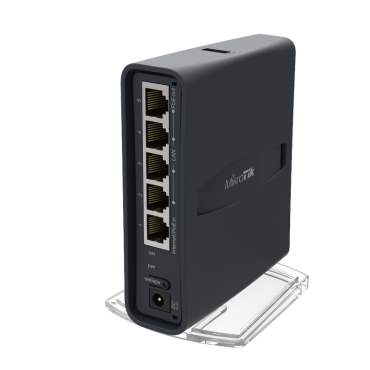 MIKROTIK RB952UI-5AC2ND-TC HAP AC LITE TC RAM64MB 5.8GHZ/23DBM 2.4GHZ/22DBM LV4 1USB