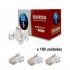 DIXON CONECTOR PLUG  CAT6 RJ45 CAJA X100U