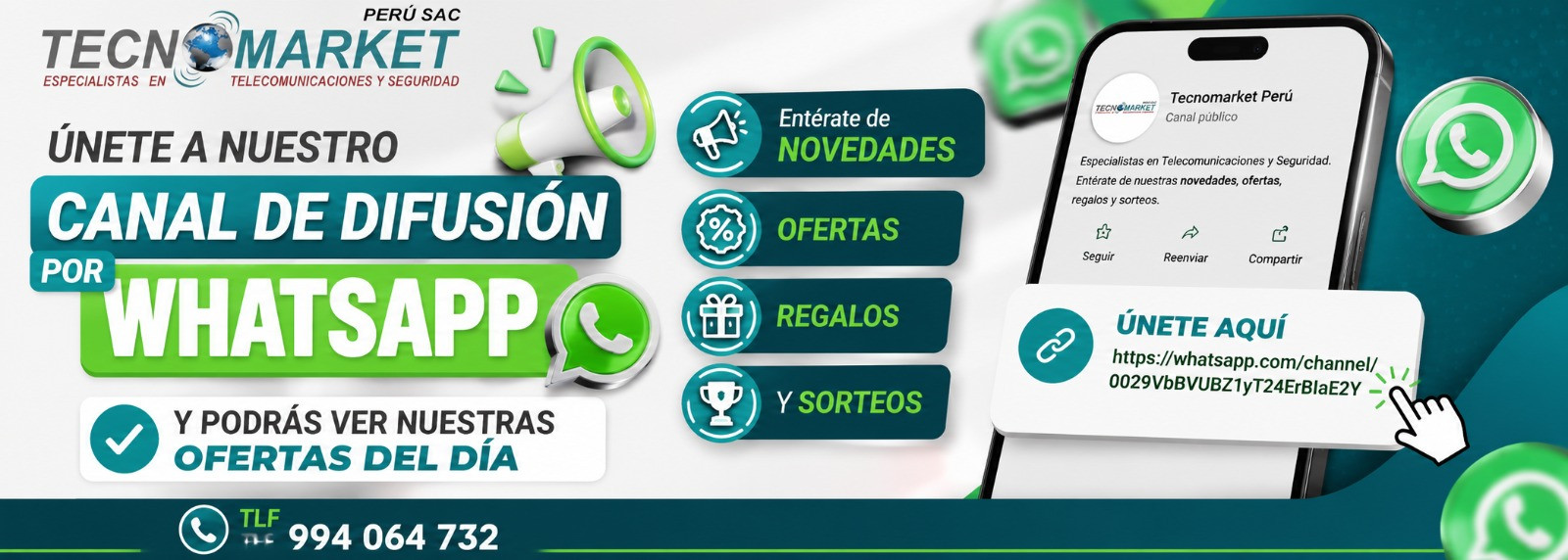Agregate a nuestro canal de WSP