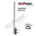 AIRPOINT OP15 2.4 - AIRPO24G15-PRO ANTENNA OMNI 15DBI 2.4GHZ 1 POLARIDAD