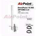 AIRPOINT OP15M2 2.4 - AIRPO24G15M2 ANTENA MIMO 2X2 15DBI 2.4GHZ DOBLE POLARIDAD