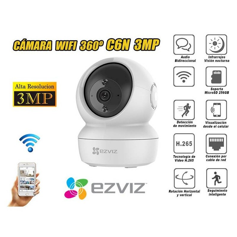 EZVIZ C6N 1080p 2,8mm - Cámara de vigilancia - LDLC